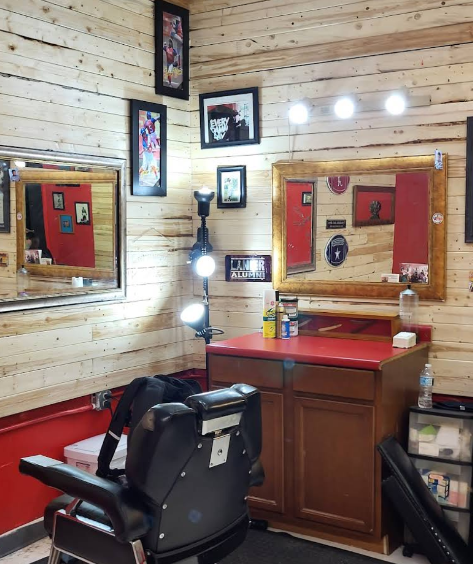 Inside Legends Barber Shop